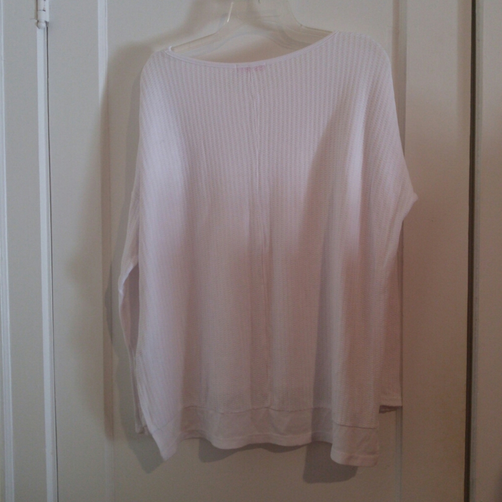 Fresh Produce thin white oversized pullover sweater top size medium/large - Picture 5 of 5